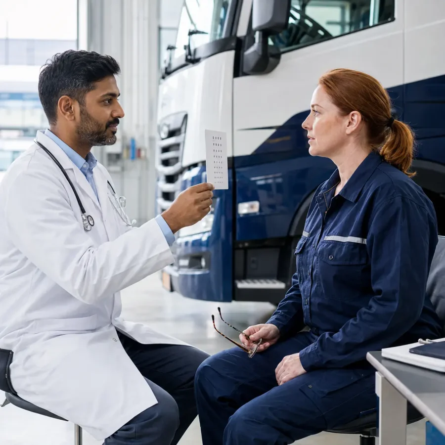 Examen médico ocuapcional para conductores