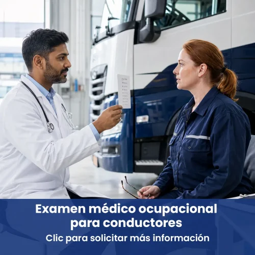 Examen médico ocupacional para conductores